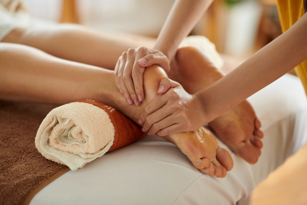 Feet Massage with Oils